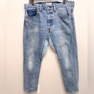 Men's Levi’s Rare Factory Altered Taper Line Light Blue Jeans Sz. 34 x 32